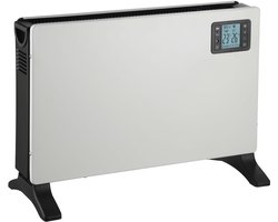QONOS Heat Turbo Fan Q1123627 Convector Verwarming - 2000W - Ventilator - 4 Warmtestanden - Digitale Thermostaat - LCD-display - Afstandsbediening - 24u Timer - Wit