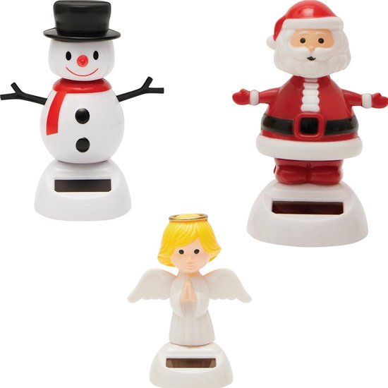 Bonhomme De Neige Solaire Dansant – Jouet De Noël à Tête Secouante Pour Voiture Ou Bureau, Déco Fun Et Mignonne
