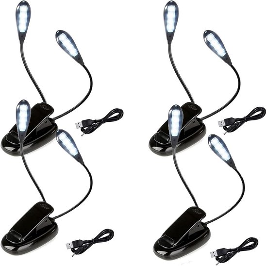Boeklicht, Oplaadbare Heldere Led Platte Leeslamp, Slimme Boeklicht, Oplaadbare Heldere Led Platte Leeslamp, Slimme