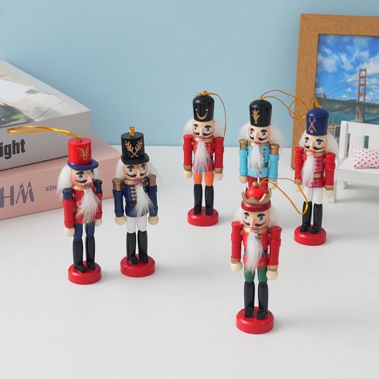 NLMWTI 36 Stuks Kerstversiering, Kerst Notenkraker Kerstversiering