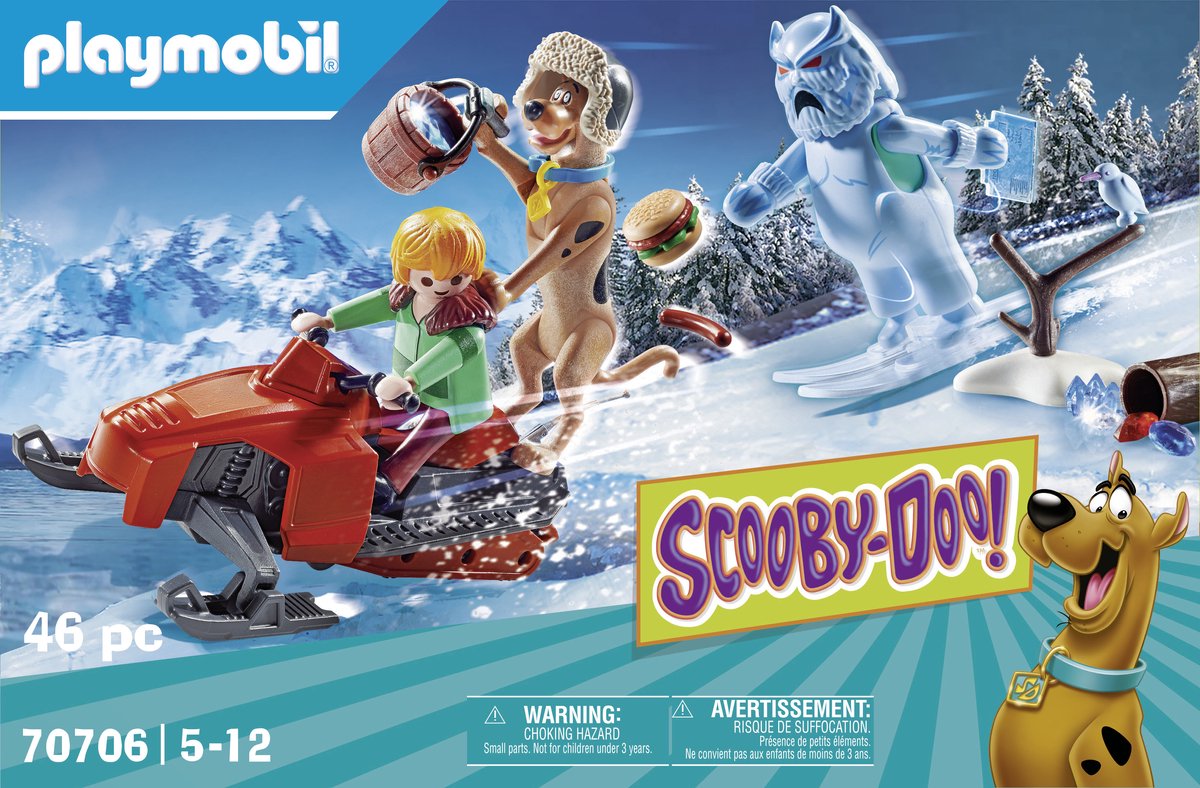 PLAYMOBIL SCOOBY-DOO! Avontuur met Snow Ghost - 70706