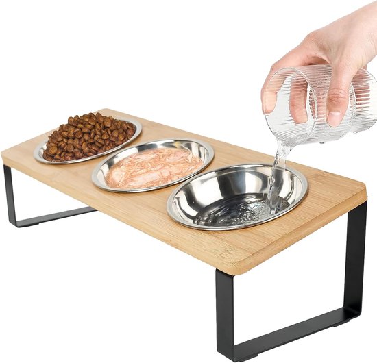 BOTC verhoogde voerbak met RVS bakken