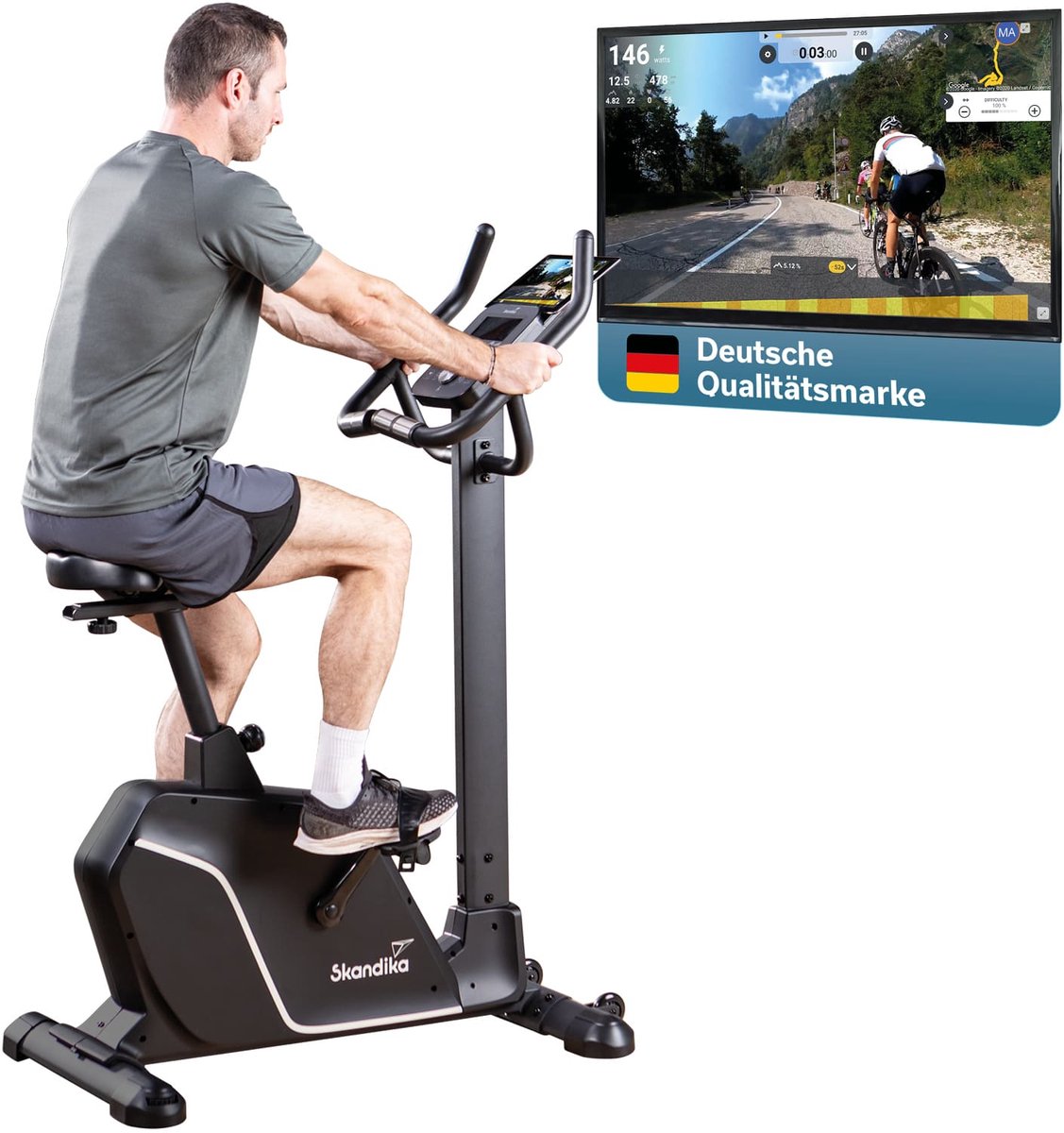 Skandika Ergometer Cykling P10 - Hometrainer met 32 - Skandika - €399,00
