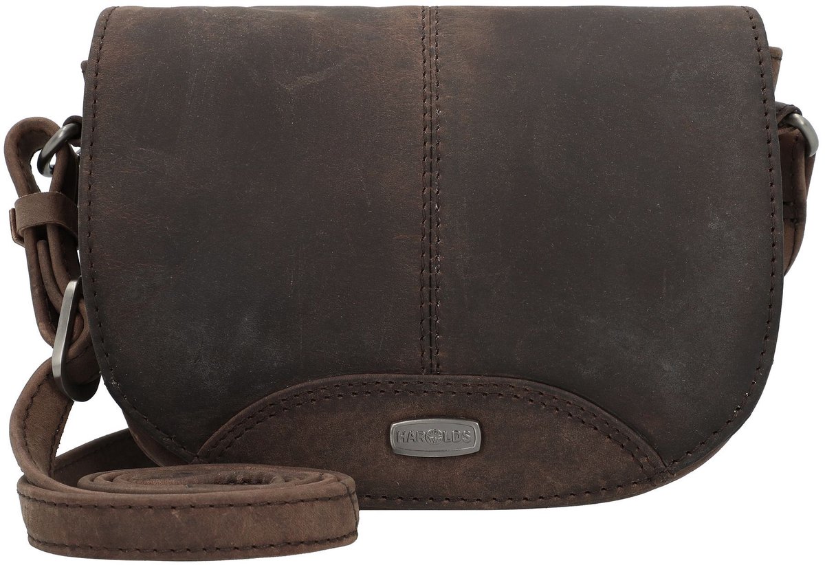 Harold's Antieke Schoudertas Leer 21 cm - Dames - taupe