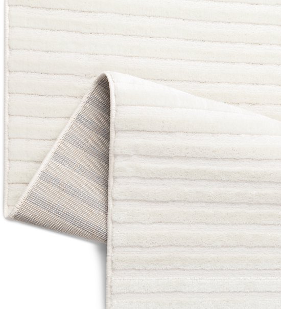Tapis Tapiso Hygge Tapis de Salon Géométrique Wit Cassé Taille - 140x200
