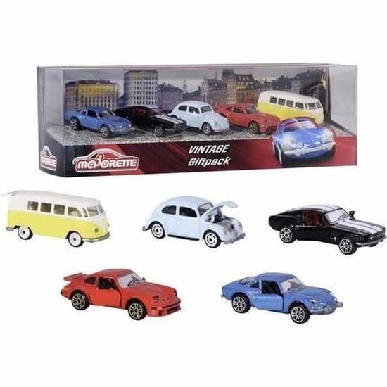 Majorette Vintage 5 stuks Giftpack - 7,5cm - Voertuigen - Die-Cast - Vanaf 3 jaar - Speelgoedvoertuig van Majorette — afbeelding 5