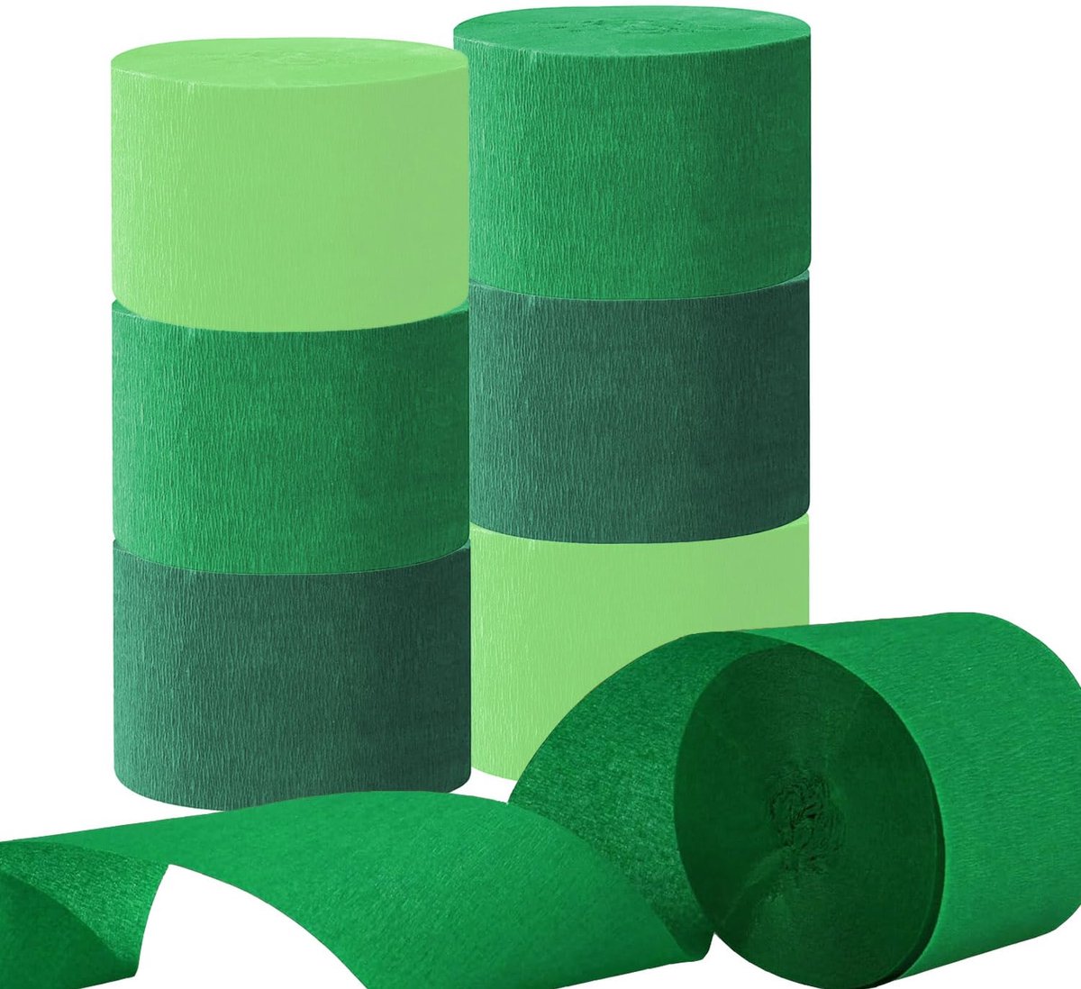 IMPERATORIS® Crepepapier - Crepe Papier Platte Vellen - Knutselen met Papier - Knutselspullen Scrapbooking - Ideaal voor Evenementdecoraties, Scholen en Kantoren - 6 Stuks
