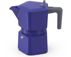 Italiaans koffiezetapparaat - PEZZETTI - PENTAEXPRESS - Aluminium - 6 kopjes - Blauw