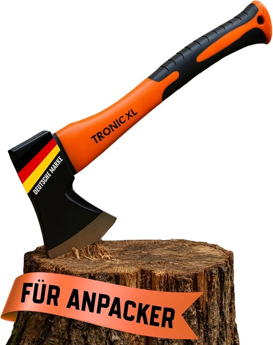 Xforst X TM1 Bijl Handbijl Met Kloofbijl Incl. Schede Compacte 2 Delige Camping Survivalbijl Antislip Handgreep Ideaal Voor Tuin Outdoor En Bushcraft 3404202228