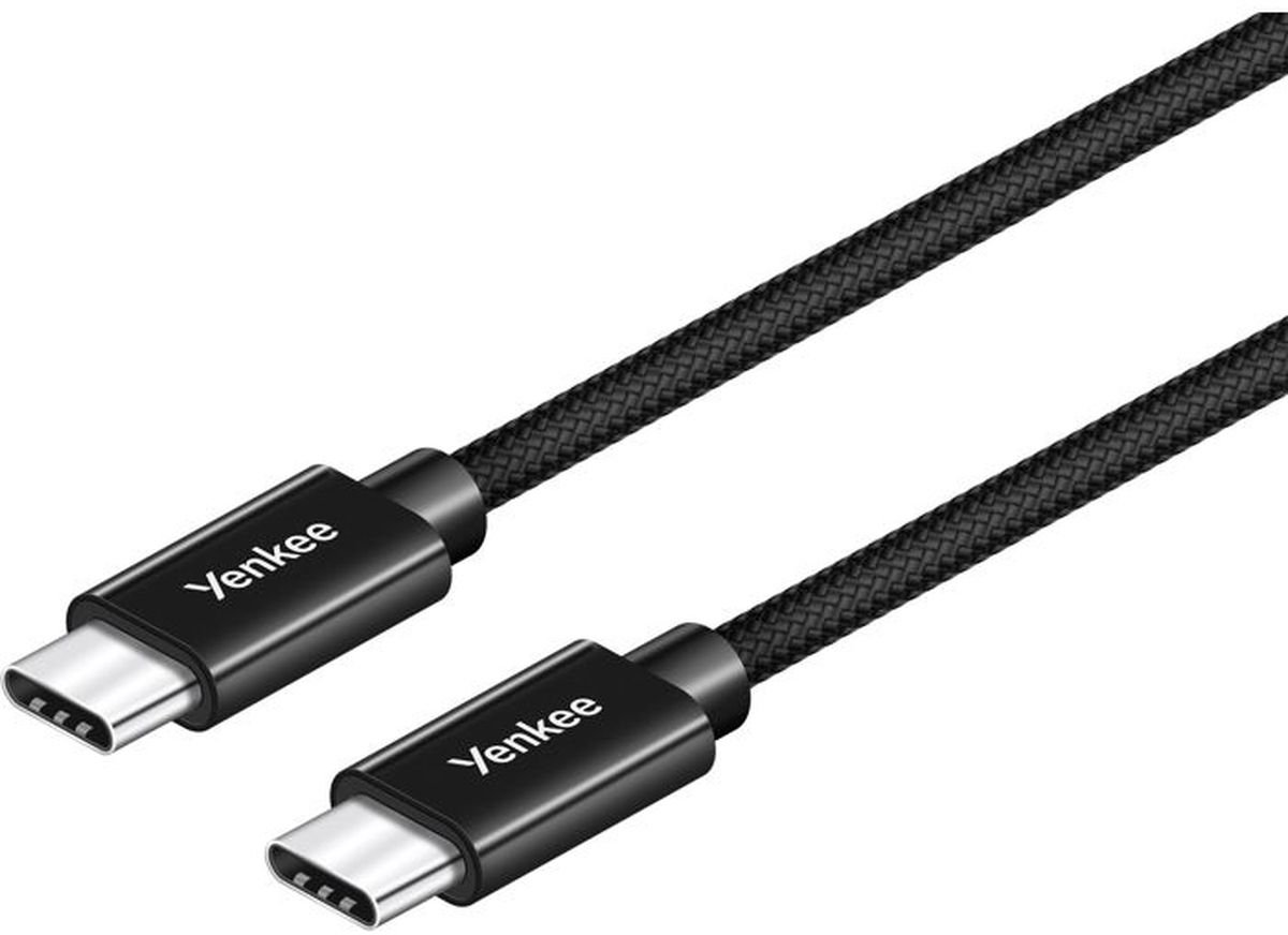 USB-C-kabel - YENKEE - YCU C02 BK - 0,2 m