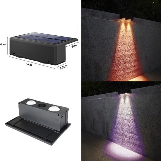 GIGALUMI Zonne Deklampen 16 Stuks Stapverlichting Bronzen Omheiningverlichting Waterdicht Voor Buitenpad Tuin Terras Trappen Opstappen En Hekken Warm Wit 752916143