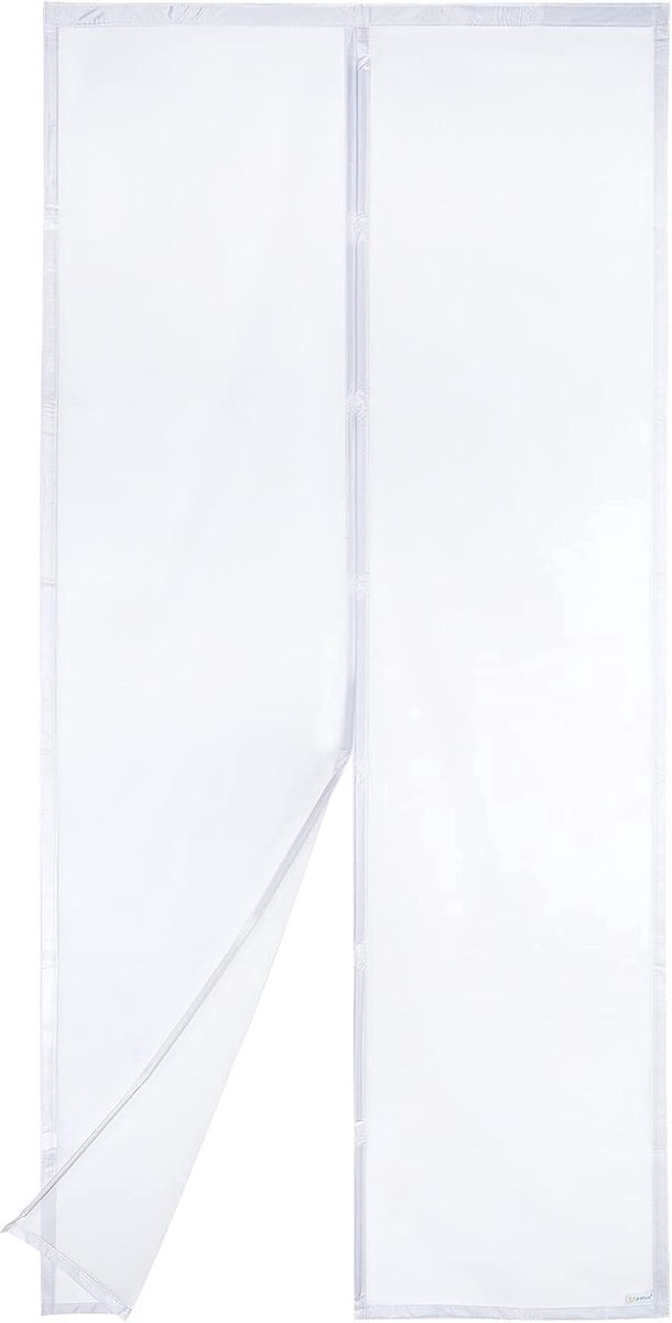 Stunq® Hordeur, magnetische insectenwerende balkondeur 100x210 cm, 2x dan de Apalus klassieker, kattenklauwveilig, sterkere magneten, 3,8 cm brede klittenband, niet in te korten