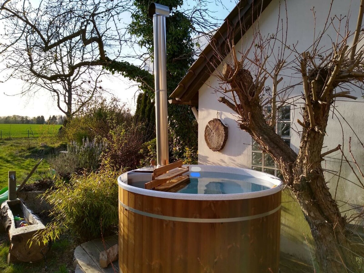 Welltub Family Hottub Antraciet - Thermowood & Isolatiering - afbeelding 2
