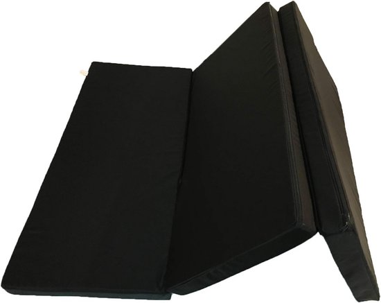 Opvouwbare Matras Lichtgewicht Draagbaar 4-voudig Vloerbed met Verwijderbare Hoes Gemakkelijk Op Te Bergen, voor Op Reis Campinggast, Dik 5 Cm (1,96 Inch),Brown,0.9 * 2m
