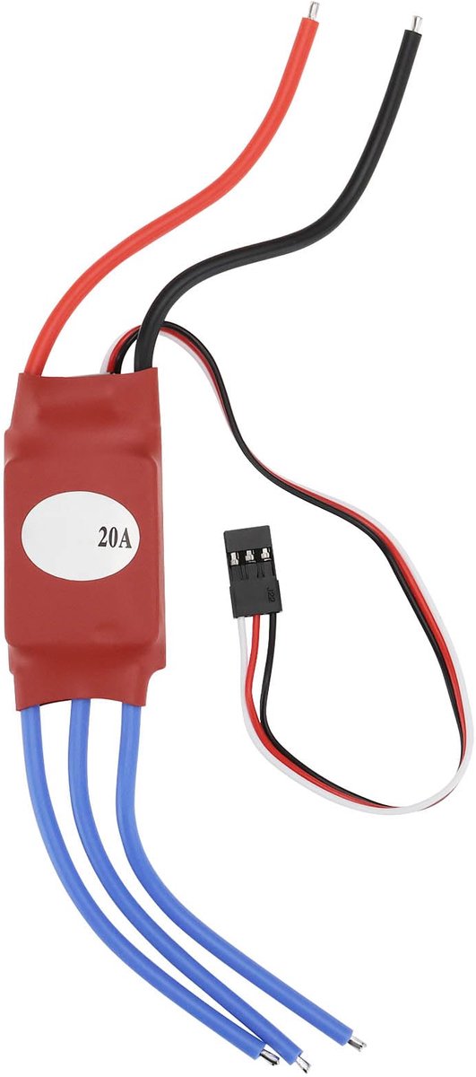 1PC ESC elektronische snelheidsregelaar 12A 20A borstelloze motor 3-draadsverbinding voor met BEC RC-schip Quadcopter Multicopter Drone FPV