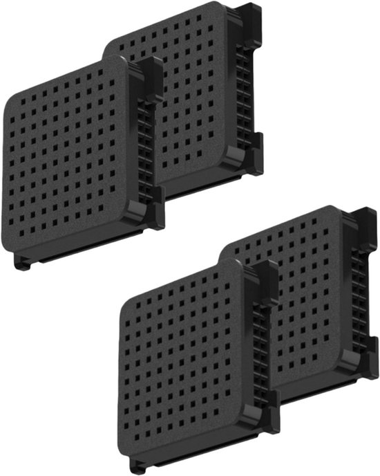 4 lfilter geschikt voor Liebherr, verv4 lfilter geschikt voor Liebherr, vervangingsfilter met actieve kool Fresh Air voor koelkast- koelkastfilter - vervangt 7440021-00 [9096989, 988246001, 988246000, 9882429]