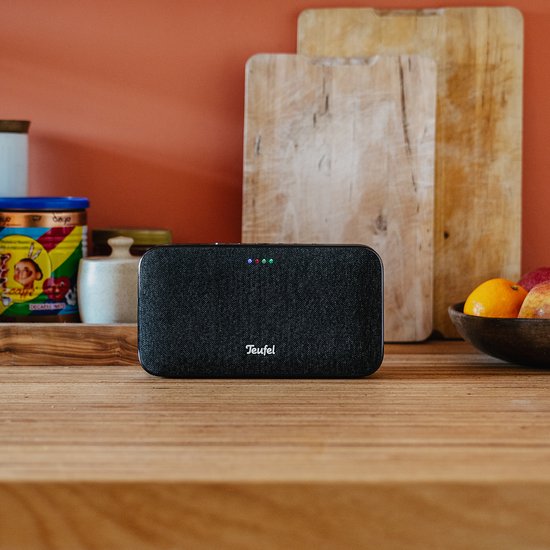 Teufel Motiv GO Voice draadloze Bluetooth-luidspreker - Draagbare Bluetooth-luidspreker met lange accuduur (16 uur) & wifi, Google Assistant, Chromecast ingebouwd, spraakbesturing - zwart van Merkloos — afbeelding 3