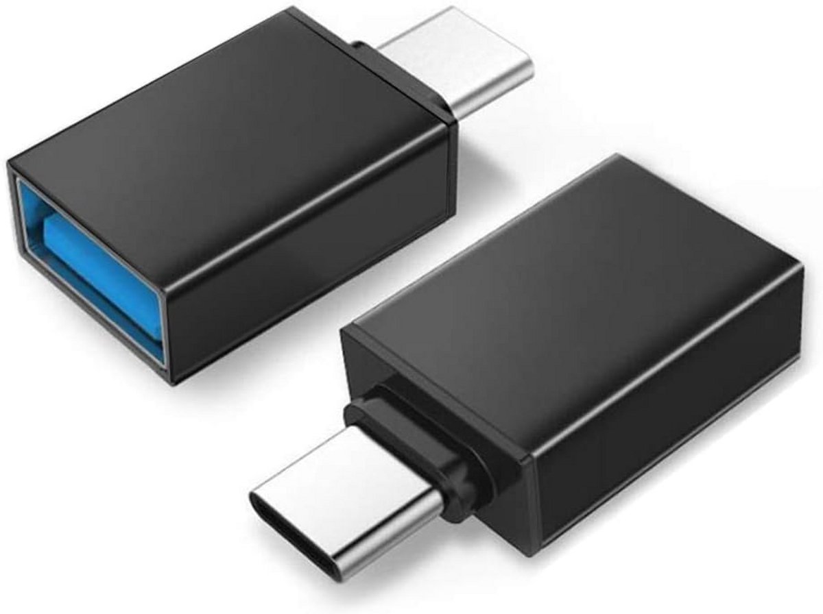 USB A naar USB-C OTG Adapter met Datumoverdracht voor Smartphones en Tablets