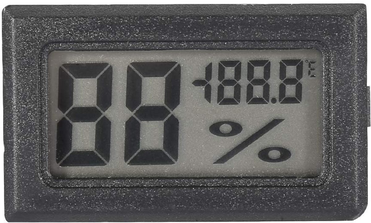 Digitale Vochtigheidsthermometer Binnen – Nauwkeurige Hygrometer met LCD Scherm voor Huis en Kantoor