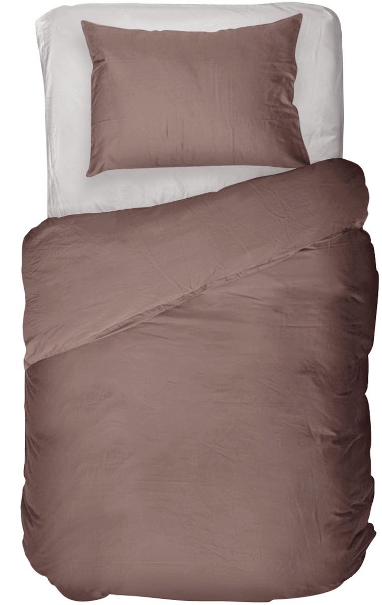 Kayori Ochi Dekbedovertrek Tencel - 140x200-220 + 1 sloop - Eenpersoons - Zacht & Verkoelend - Mauve