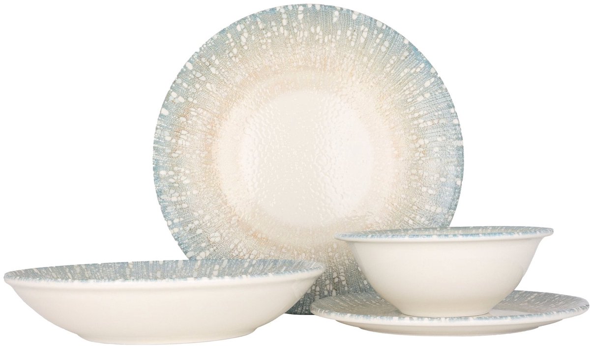 By Bone Serviesset (Medium) - Vista - 24 delig - 6 persoons - Porselein