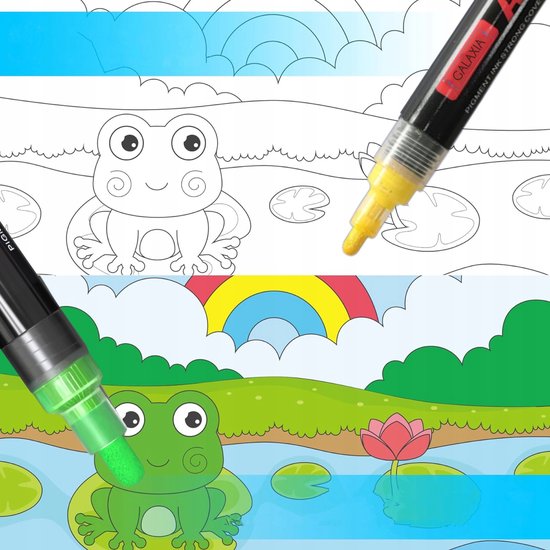 Sonlaryin Acrylstiften voor stenen, waterbestendig, 72 kleuren, 36 stuks, beschilderen met dubbele punten, voor glas, hout, papier, keramiek, canvas, doe-het-zelf