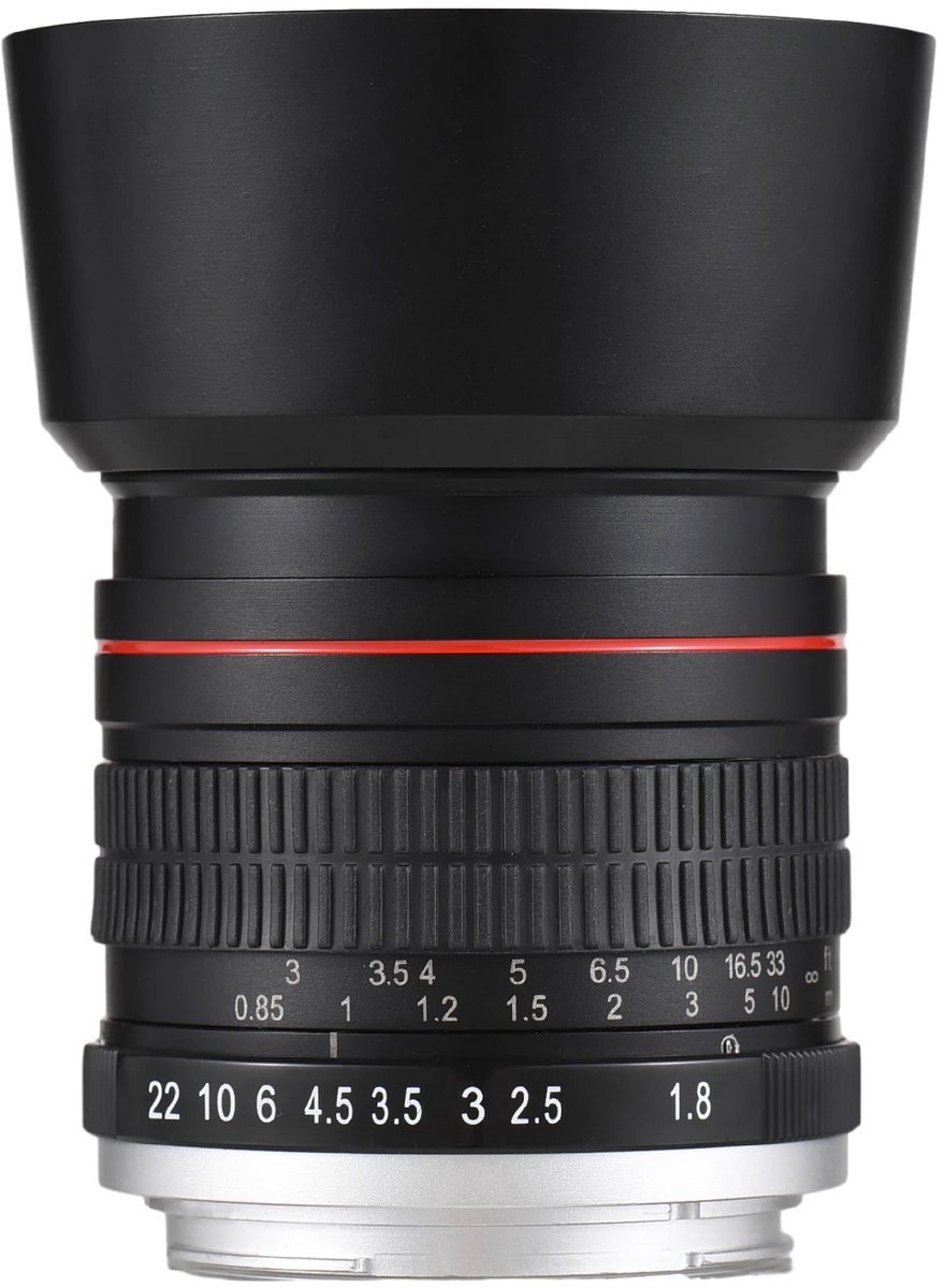Lightdow 85mm 1.8 lens voor Sony NEX E-mount portret portretlens manuele focus