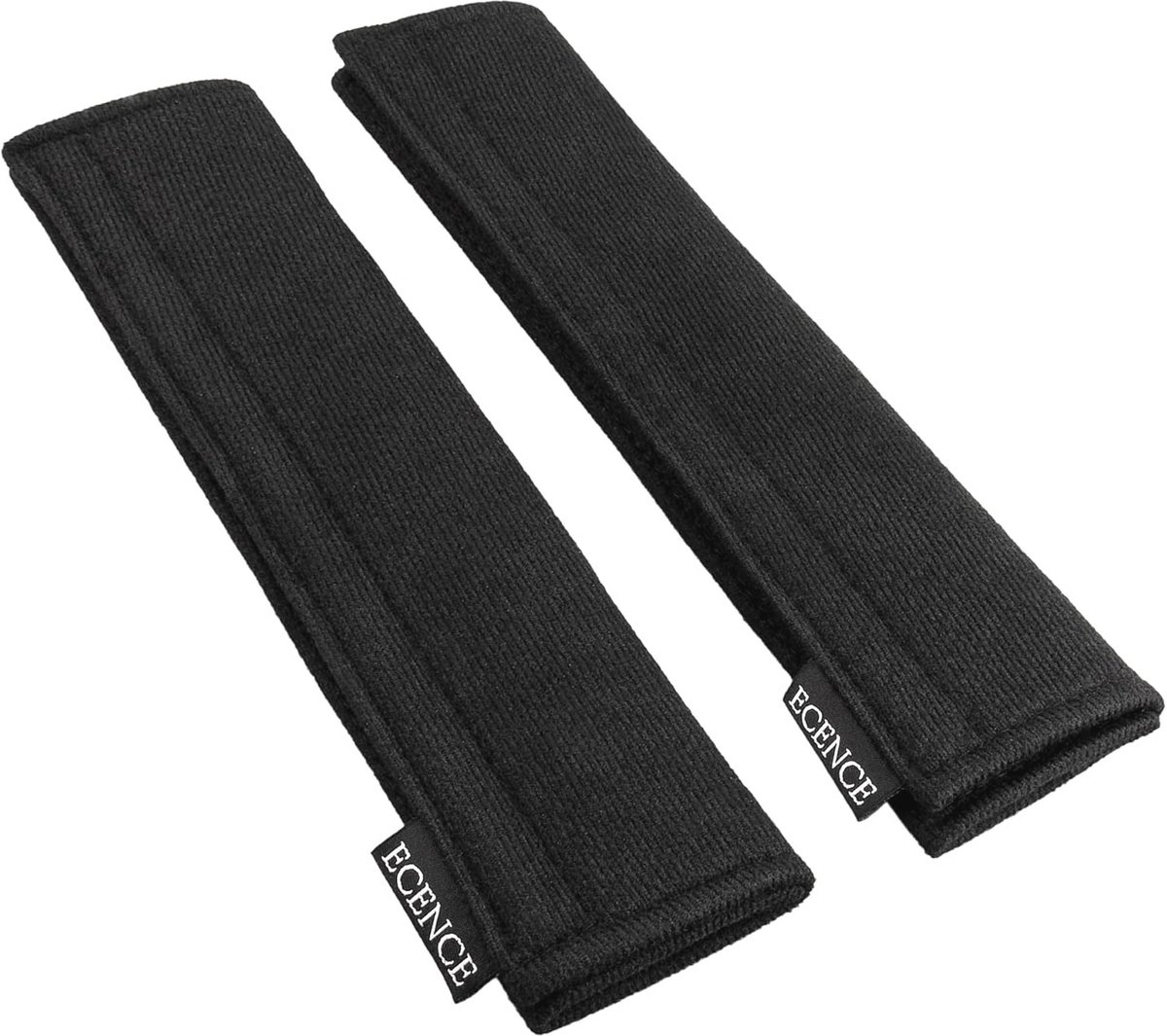 Zwarte Autogordel Pads - Set van 2 Comfortabele Schouderkussens voor Veiligheid en Ondersteuning