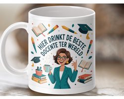 Mok voor de beste docente, Leerkracht mok, leraar cadeau idee, docente mok, school mok, beste leraar mok, docenten mok cadeau