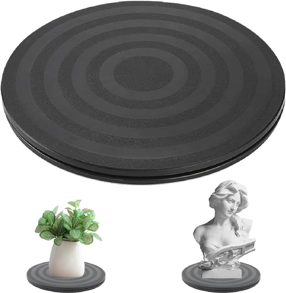 Draaibaar Platform 20 cm - 360 Graden Draaistandaard voor Platenspelers, Monitoren en meer