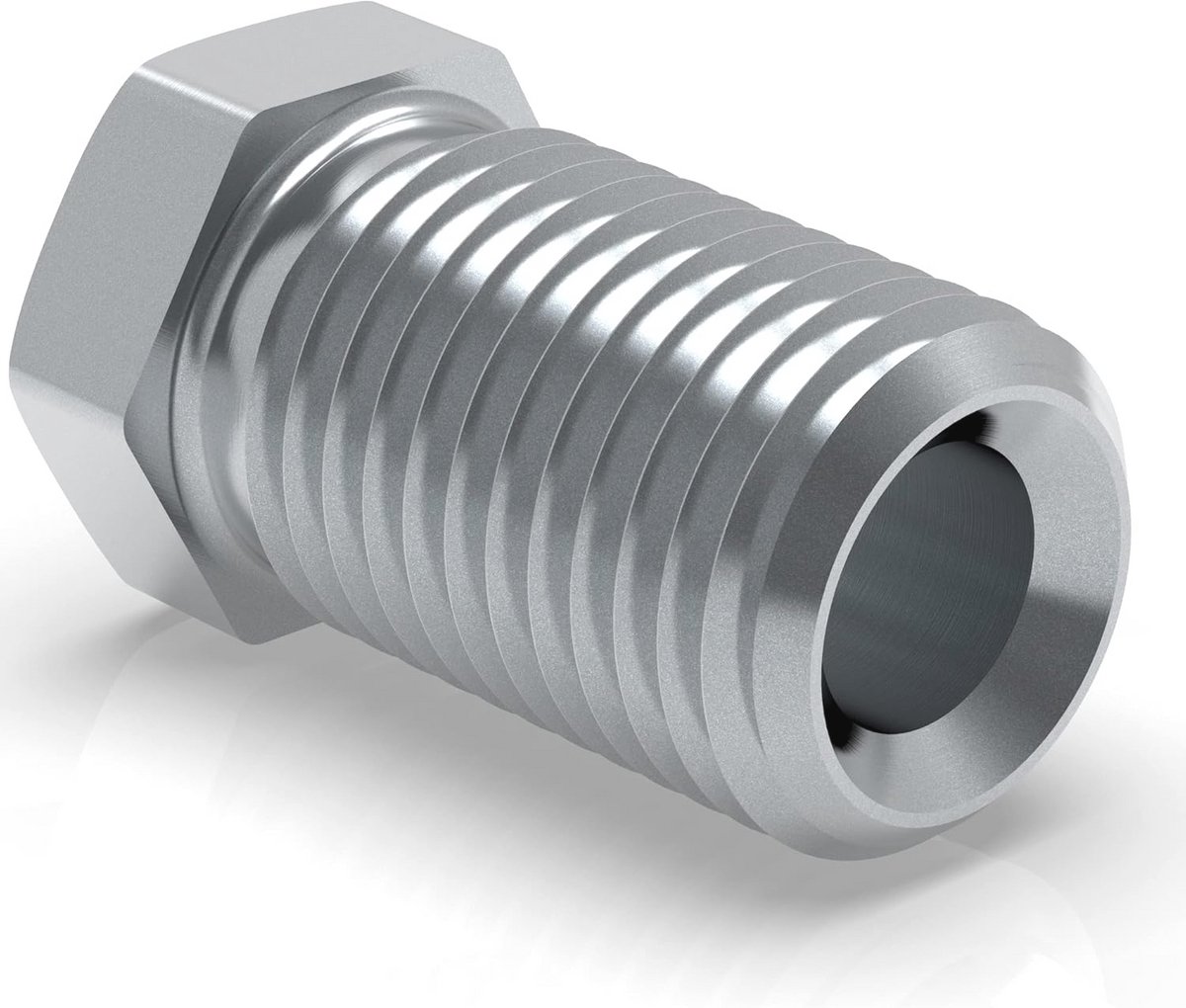 20x Schroefverbinding 3/8" x 24 voor Remleidingen 4,75 mm Flens E Professionele Connector DIN/ISO 1651