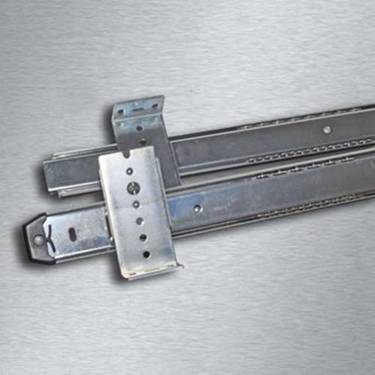 hoogte verstelbare geleiderailset voor lade of toetsenbordplank 450 mm