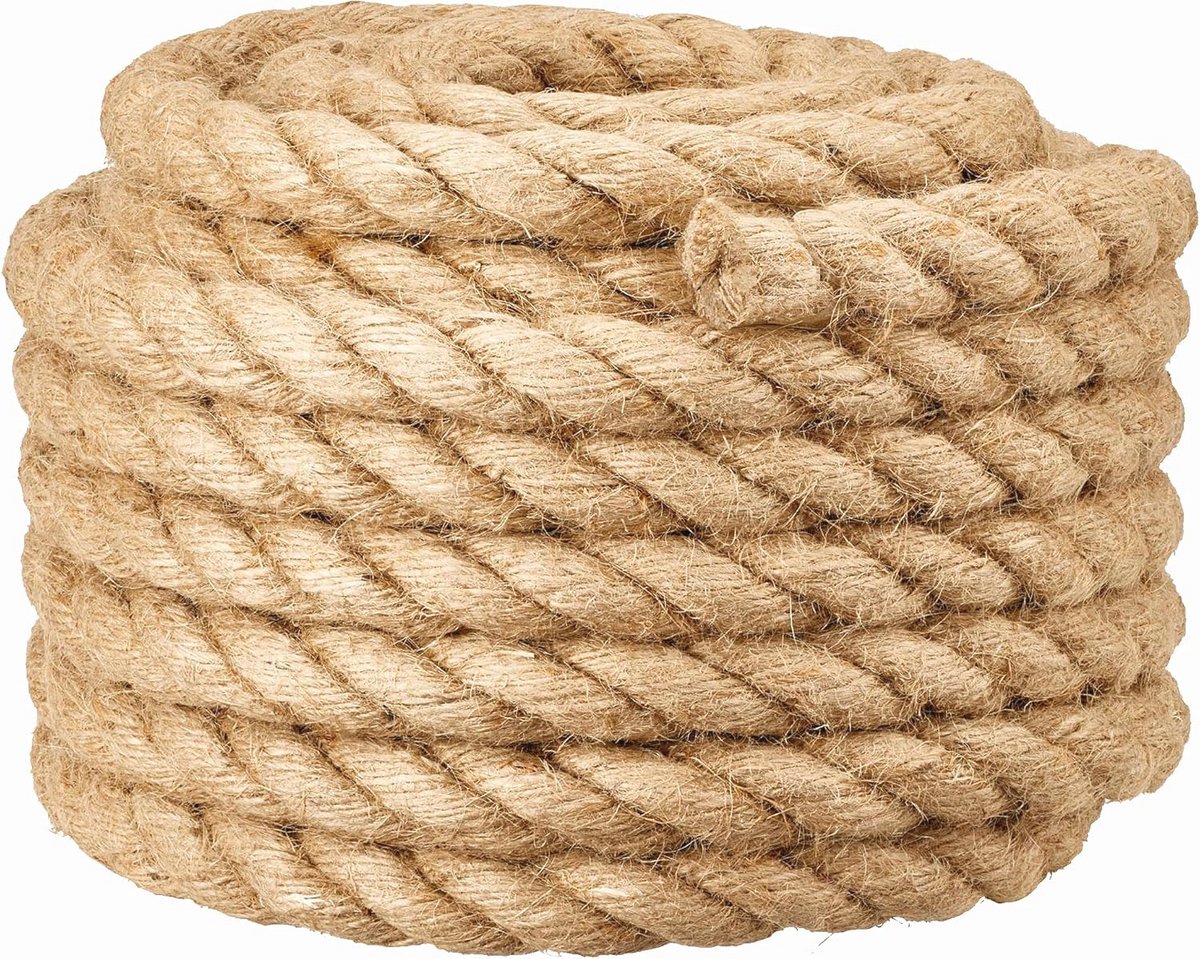 Jute Koord 10mm - St. Sterke en Duurzame Touw voor Decoratie en Herstel