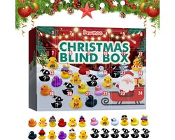 2025 Kerst Badeend Adventskalender - Adventskalender - 24 Kerstthema Cadeaus - Ideaal voor kinderen en huisdieren - Aftelkalender