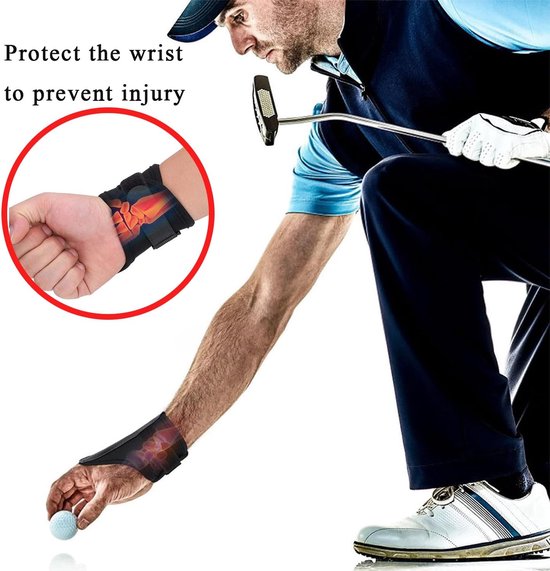 Golf Training Wrist Fixator - 2 Pcs - Wrist Training Aid - Adjustable Clamp voor Beginners - Golf Accessoires - Fly Correction van GOLF — afbeelding 5