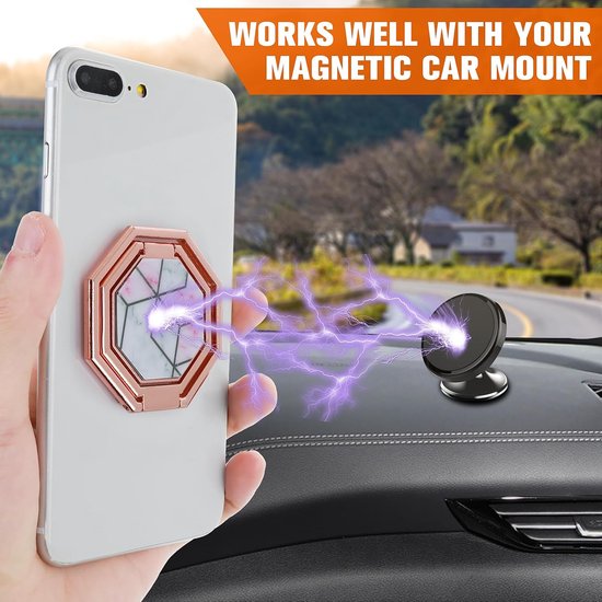 Zuignap Telefoonhouder 360 Draaibaar Magsafe Auto Gym Vacuüm Magnetische Telefoonhouder Voor Auto – Magsafe Compatibel, 360° Draaibaar, Zuignap 360° Draaibaar Autohouder