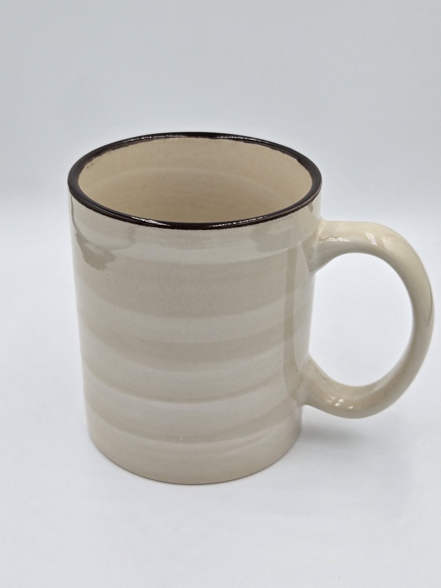 Mok Koffiemok Cumbia 380 ml Crème Keramiek diameter 8cm hoogte 10cm