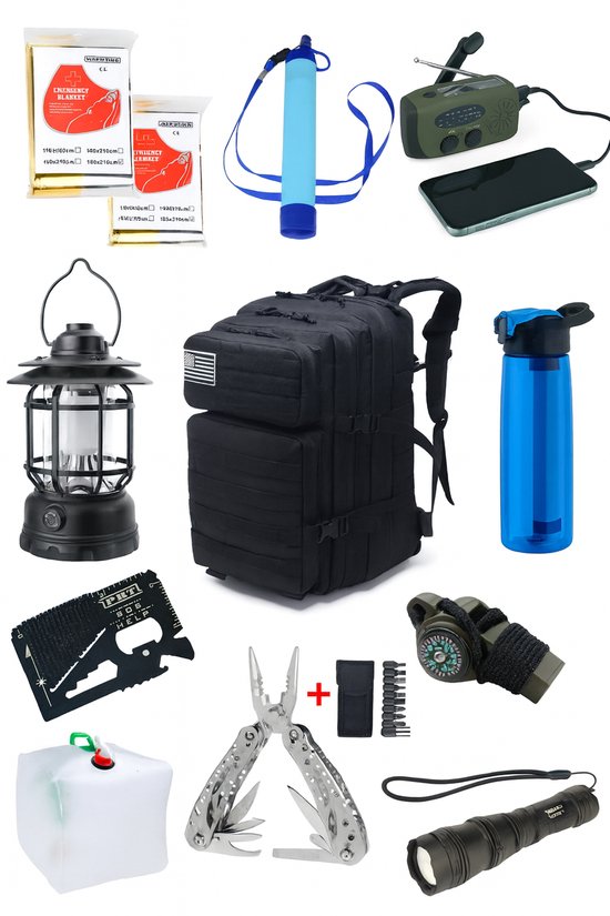 72 Hour Deluxe Emergency Kit - Sac à dos 1 personne Burundi