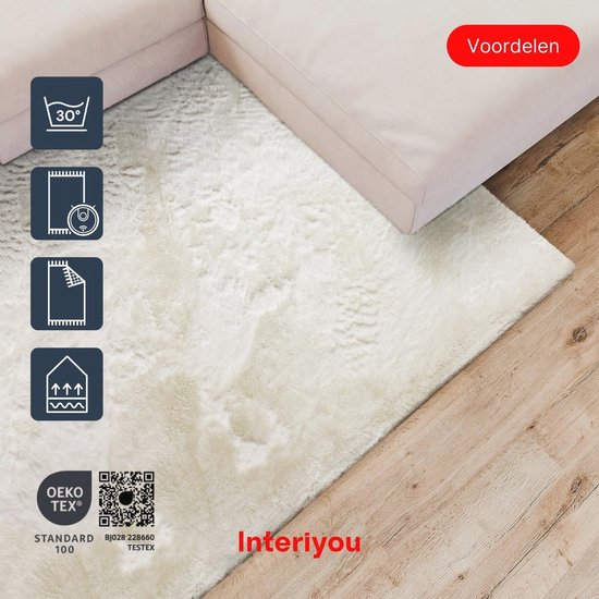 Vloerkleed, laagpolig, wasbaar, zacht tapijt voor woonkamer Vloerkleed, laagpolig, wasbaar, zacht tapijt voor woonkamer