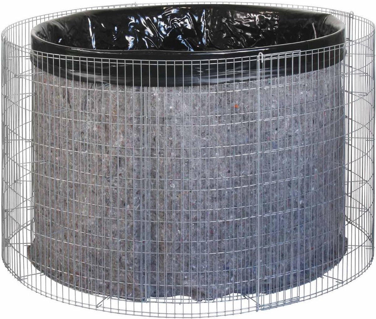 Water barrel regenwater vat 130 cm met pond liner en scheider