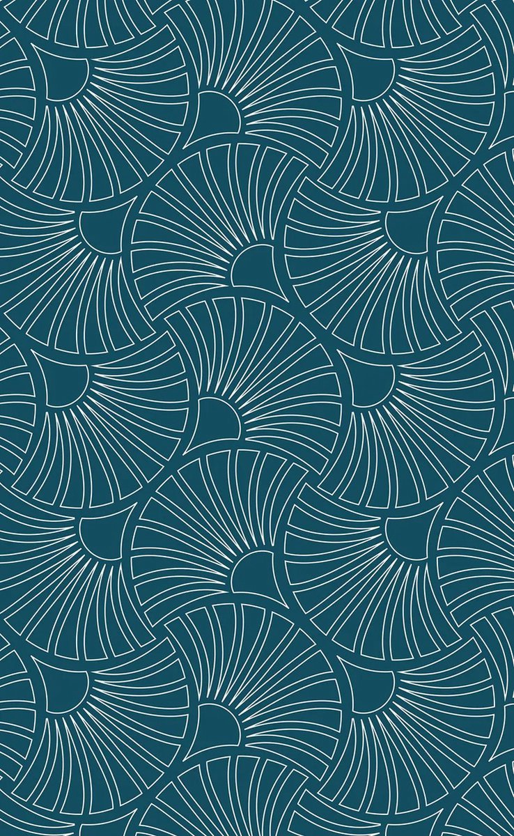 Decoratie plakfolie meubelfolie Arco blauw 45 cm x 2 meter zelfklevend - Decoratiefolie - Plakplastic