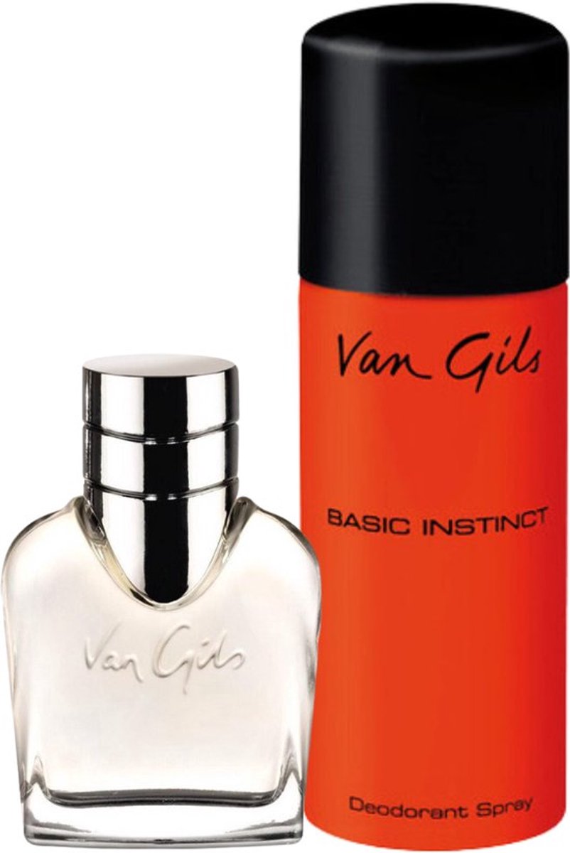 Van Gils Basic Instinct Eau De Toilette 40 ml + Deodorant Spray 150 ml - Geschenkset heren – foto 2