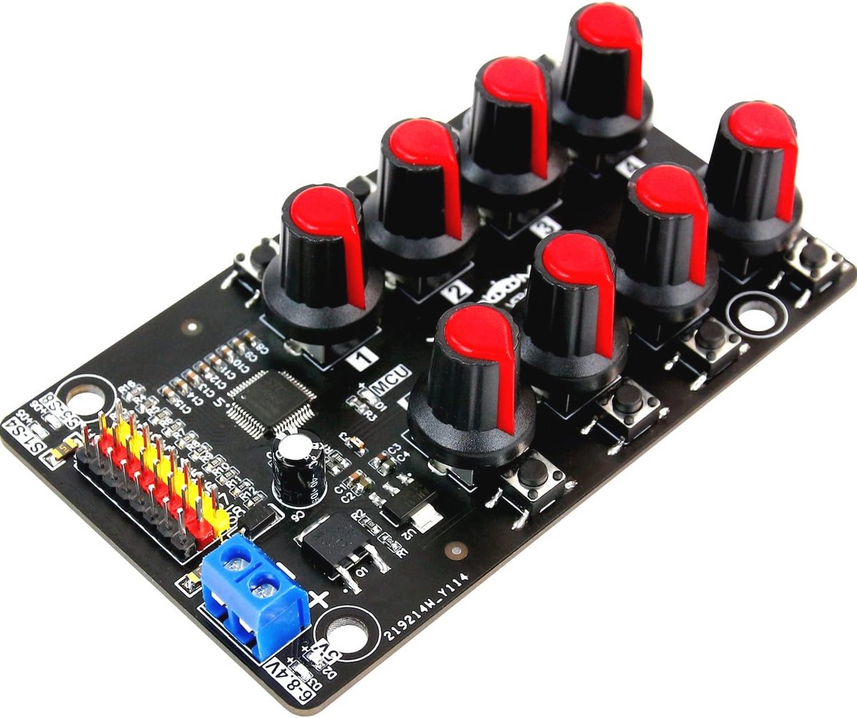RC Servotester met 1, 8, 16 Kanalen - Servomotor Controller met Over-current Bescherming