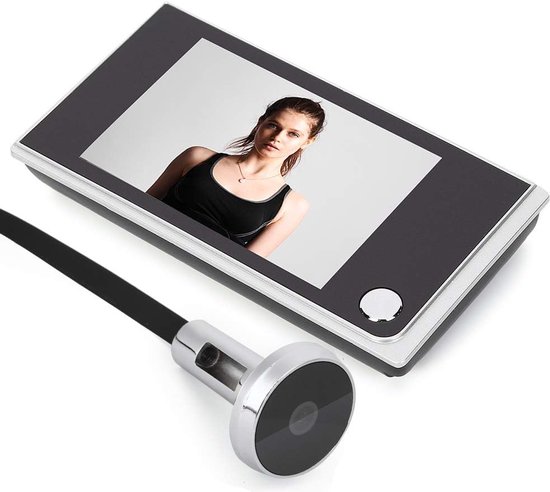 3.5" LCD Door Electronic Peephole Camera - 120 Degree Digital Doorbell - Low Power Door Viewer — afbeelding 2