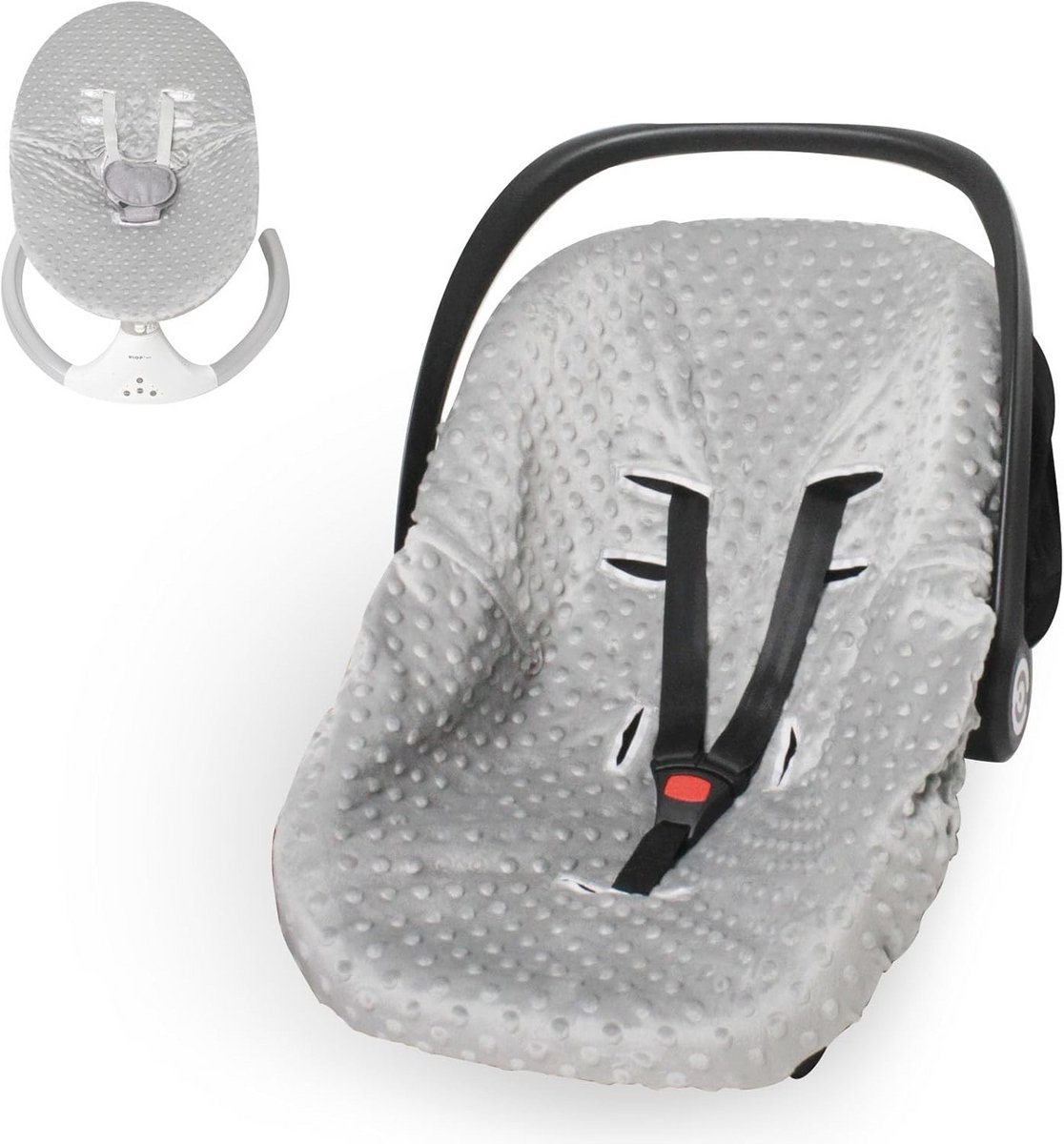Comfortabele Autostoelbekleding voor Baby's - Universele Pasvorm, Machinewasbaar, Zacht en Ademend