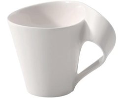Trendy Geometrische Cappuccino Kop - Premium Porselein