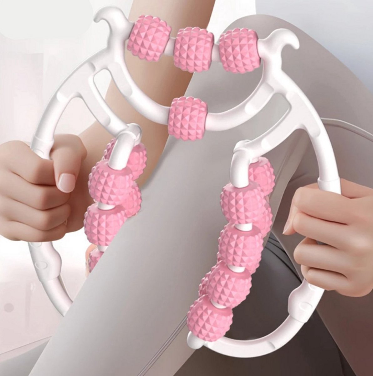 20-Wiel Ringvormige Beenklem Massager – Anti-Cellulitis Body Slimming Roller, Lichaamsmassage voor Verminderen van Cellulitis, Ontspanning en Lichaamsverzorging
