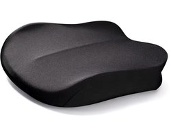 Zitkussen auton - Verhoogkussen auto - Zitkussen auto - Traagschuim Stoelkussen - 42*42*10cm - Zwart - 1 stuk