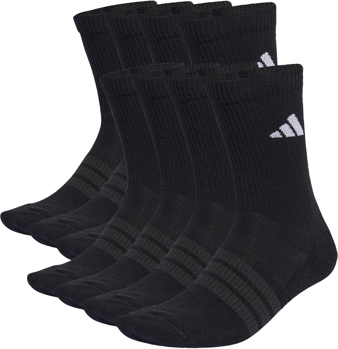 adidas Performance ESSENTIALS GEVOERDE SOKKEN 10 PAAR Unisex Zwart