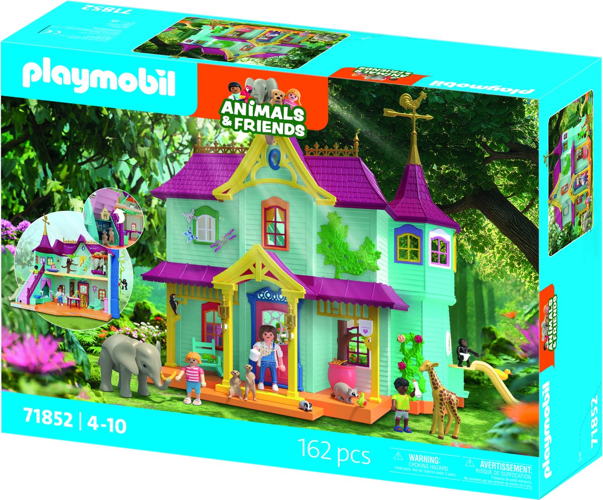 PLAYMOBIL Animals & Friends: Colourful Animal Mansion - 71852 — afbeelding 2